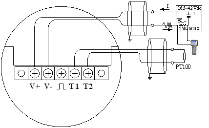 蒸汽流量計接線圖（2）