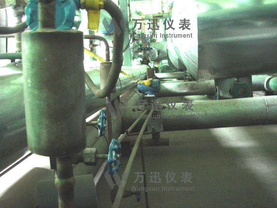 江蘇萬迅儀表在西郊熱電廠在現場安裝展示圖（4）